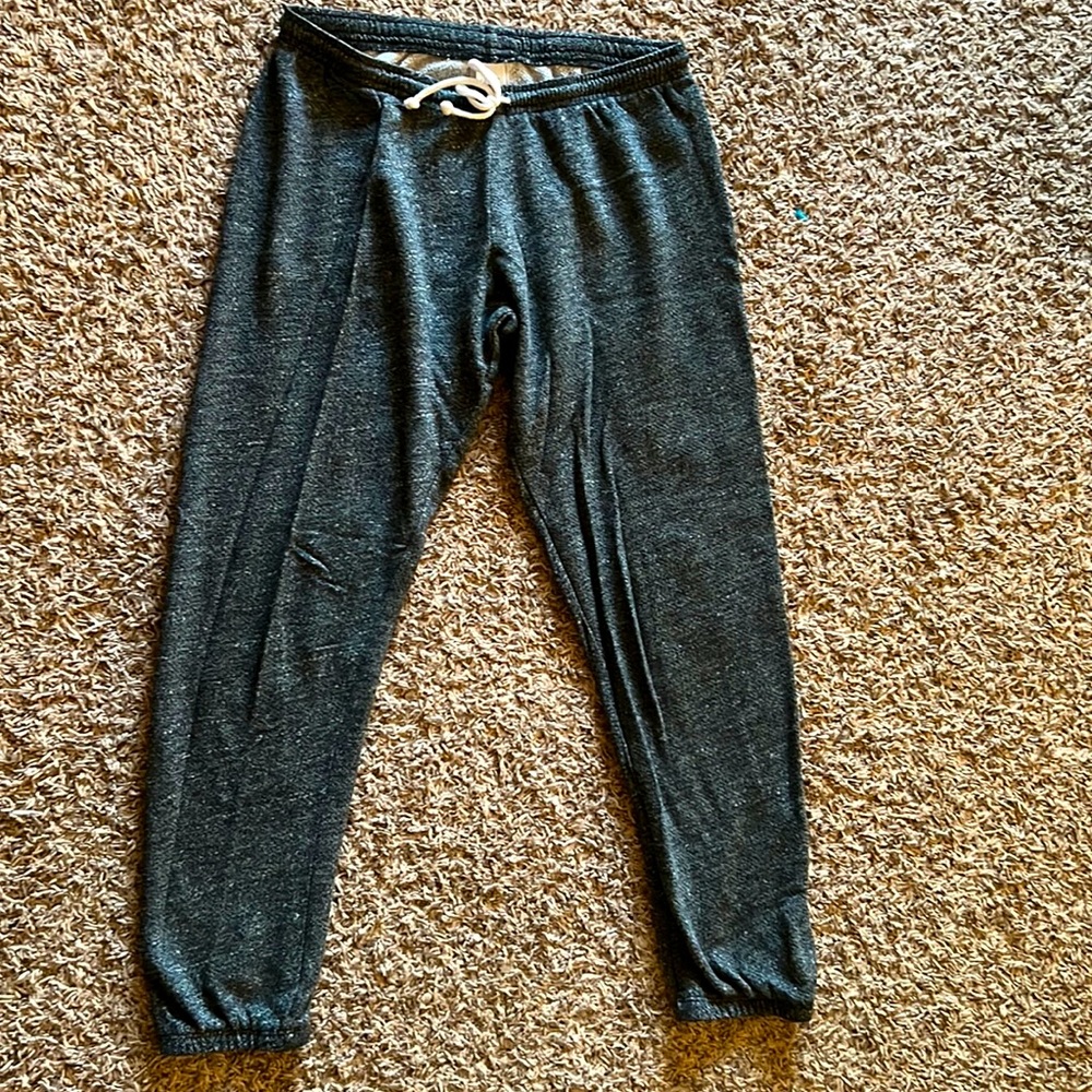 Medium. Dark gray. Joggers. Line (brand)